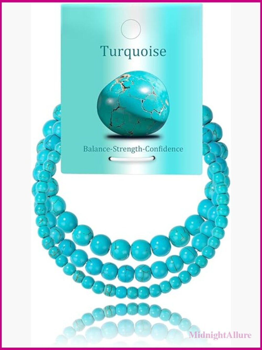 3pcs Natural Healing Crystal Bracelet Set - Stretch Beaded Gemstone Jewelry for